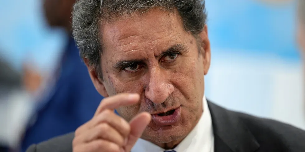 Irena director-general Francesco La Camera, at COP27 in Sharm El Sheikh, Egypt