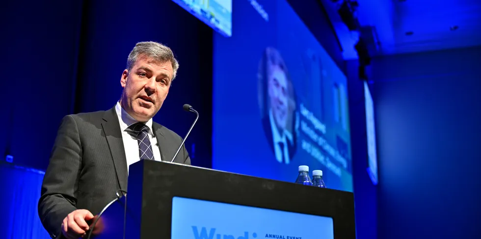 Danish climate and energy minister Lars Aagaard.