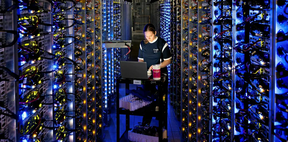 Google data centre in The Dalles, Oregon, US