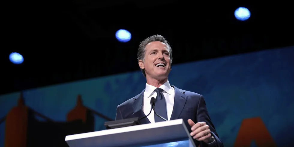 California Governor Gavin Newsom