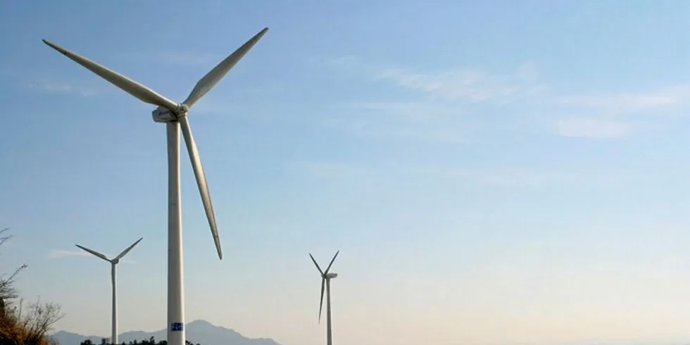 Turbines in China.