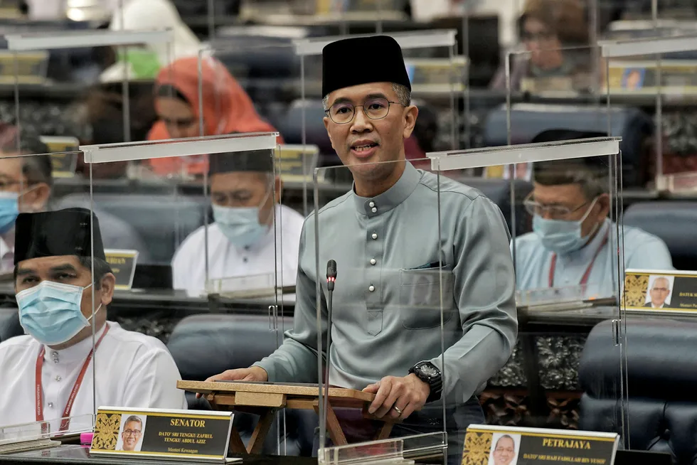 Projected growth: Finance Minister Tengku Zafrul on 6 November presents Malaysia's 2021 budget