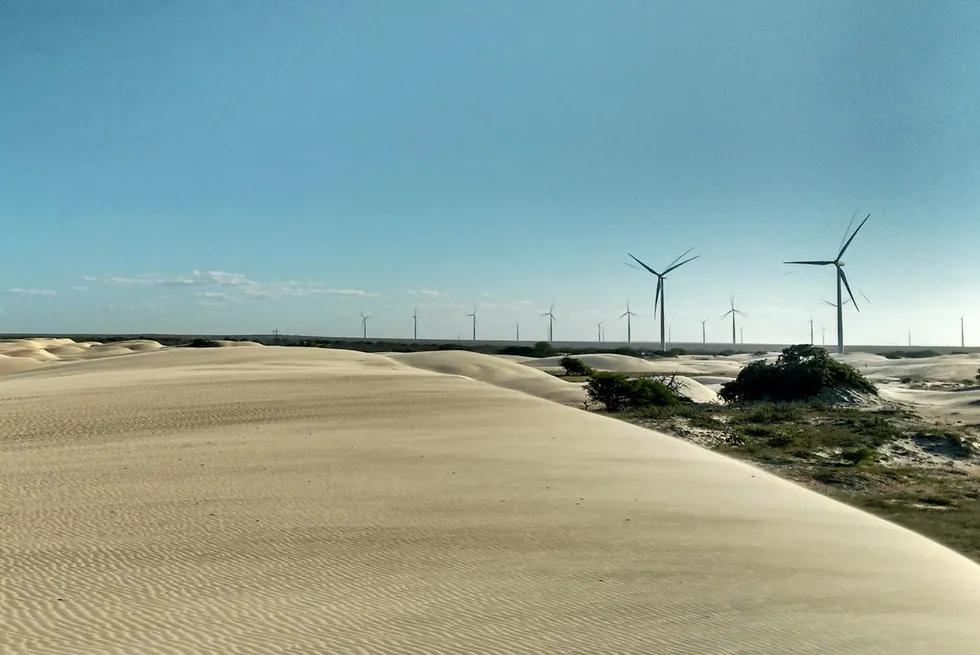 Turbines spinning in Rio Grande do Norte, the state in which SPIC has made its new investments.