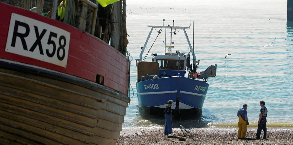 UK fishermen are asking for help from the government as prices continue to drop.