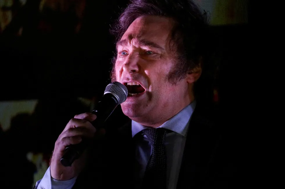 New leadership: Argentine President-elect Javier Milei