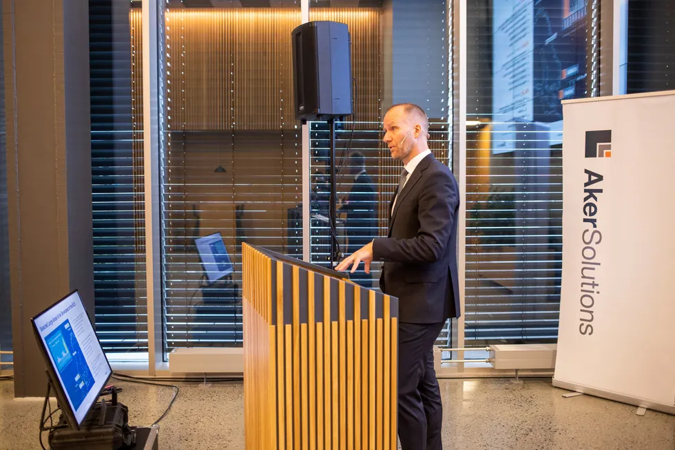 Aker Solutions' chief executive: Kjetel Digre