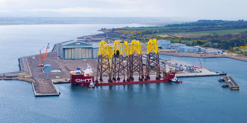 Port of Nigg has already supported Moray East.