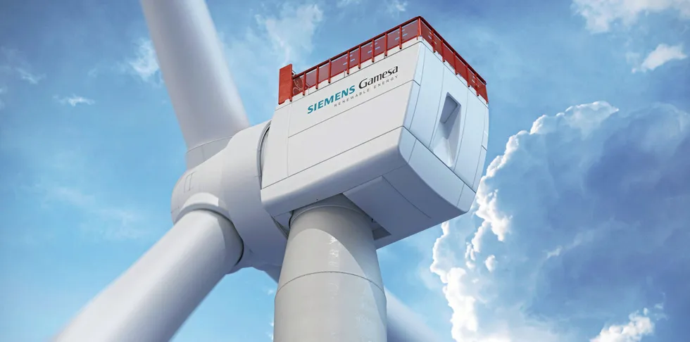 Siemens Gamesa 14MW SG14-222DD turbine