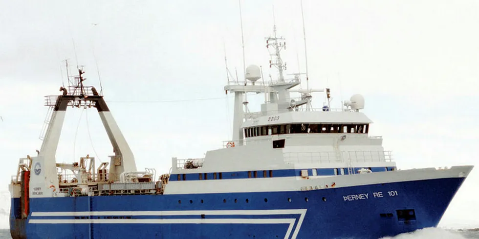 The freezer trawler will arrive in South Africa on Nov.15.