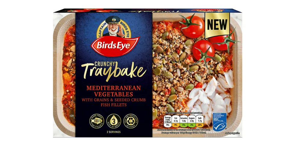 Birds Eye rolls out two variants of fish-fillet based traybakes as it attempts to increase seafood consumption within the United Kingdom.
