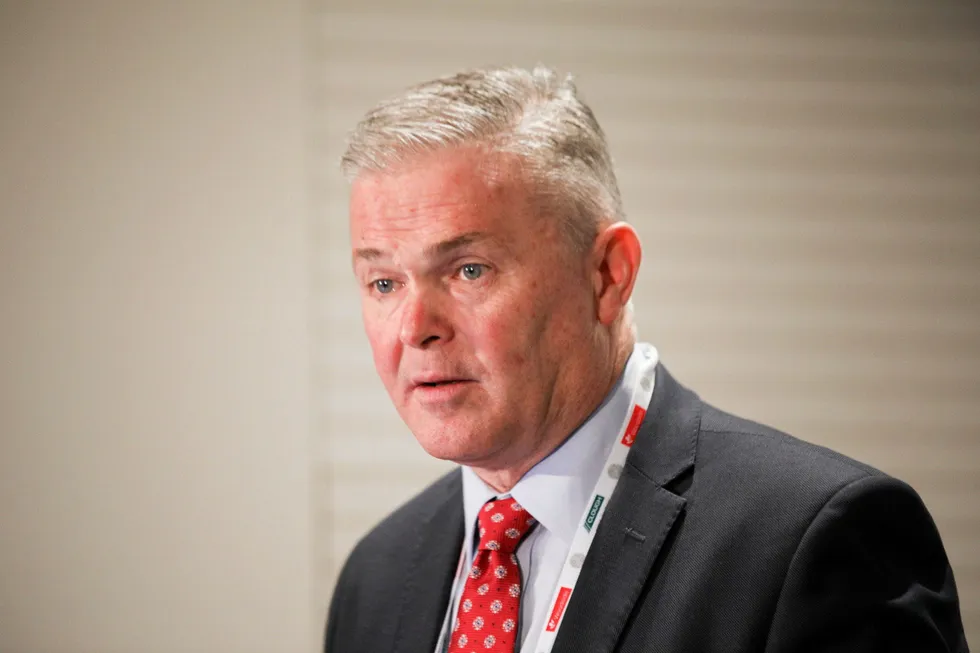 Barossa woes mount: Santos chief executive Kevin Gallagher.