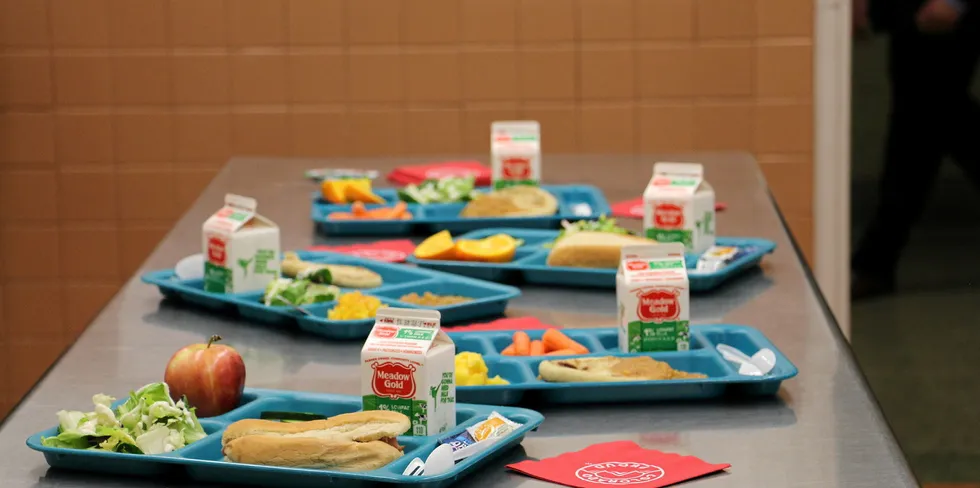 The federal school lunch program is one of the programs seafood is distributed through via the USDA.