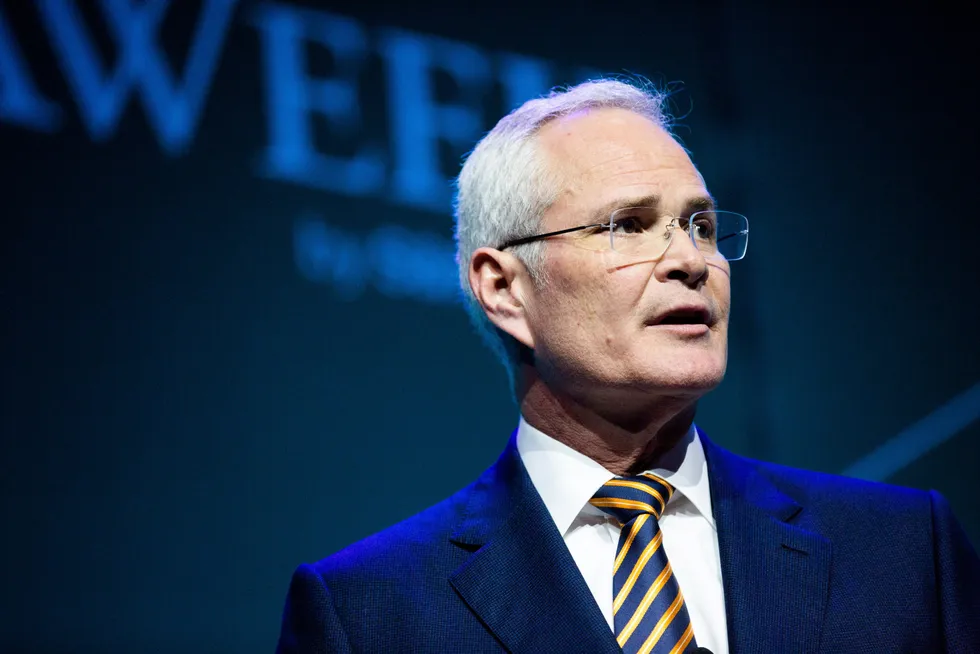 Lithium foray: ExxonMobil chief executive Darren Woods.