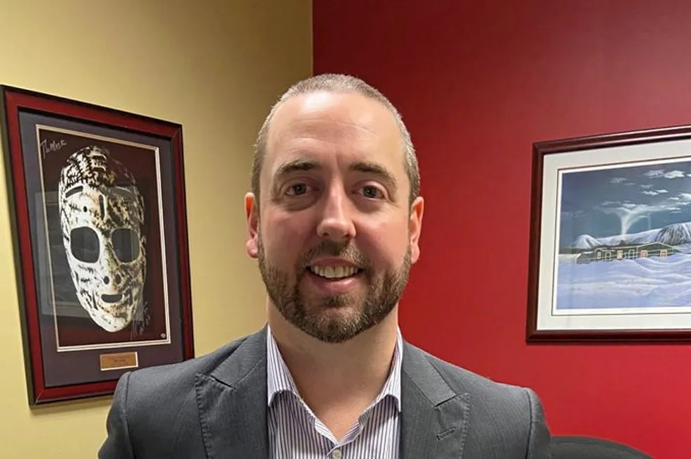 For sale: Andrew Parsons, Minister of Industry, Energy & Technology for Newfoundland & Labrador, Canada.