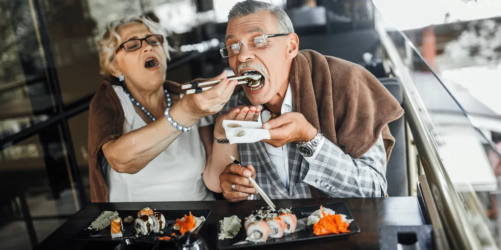 Though several countries are concerned about their aging demographics, there is a silver lining: older consumers tend to consume more seafood than other groups.
