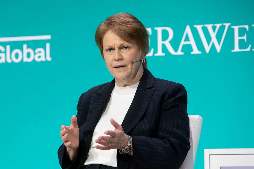 Bumper results: Occidental Petroleum chief executive Vicki Hollub