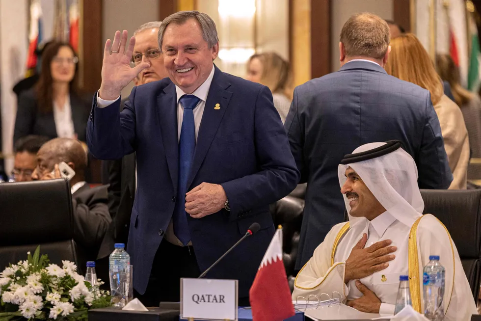Optimism: Russian Energy Minister Nikolai Shulginov.