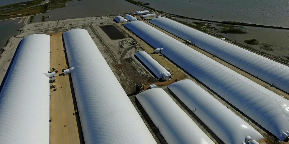 Global Blue Technologies' facility was quarantined in May.
