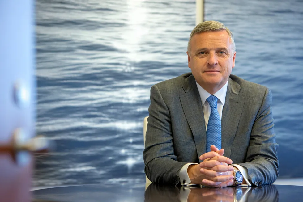 Award: McDermott chief executive David Dickson