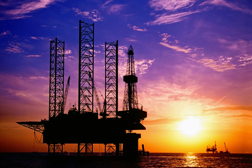 In action: an oil and gas operation in China's Bohai Bay