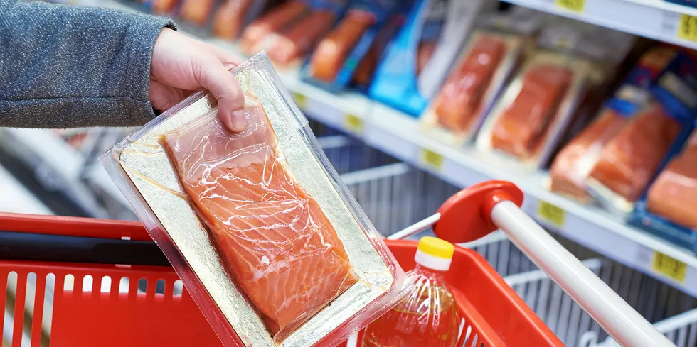 The highest farmed salmon weight class is worth NOK 76 per kilogram.