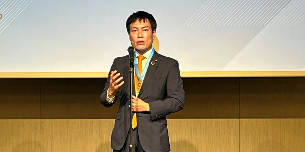 Japan's vice minister for foreign affairs Masatoshi Akimoto