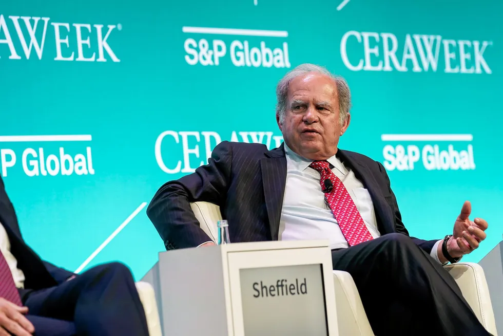 No change: Pioneer Natural Resources chief executive Scott Sheffield said his company will stick to its plan to grow production by no more than 5% in 2022