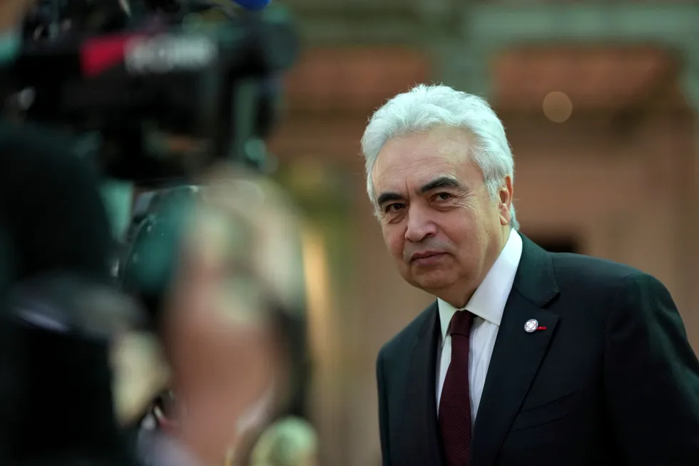 IEA executive director Fatih Birol.