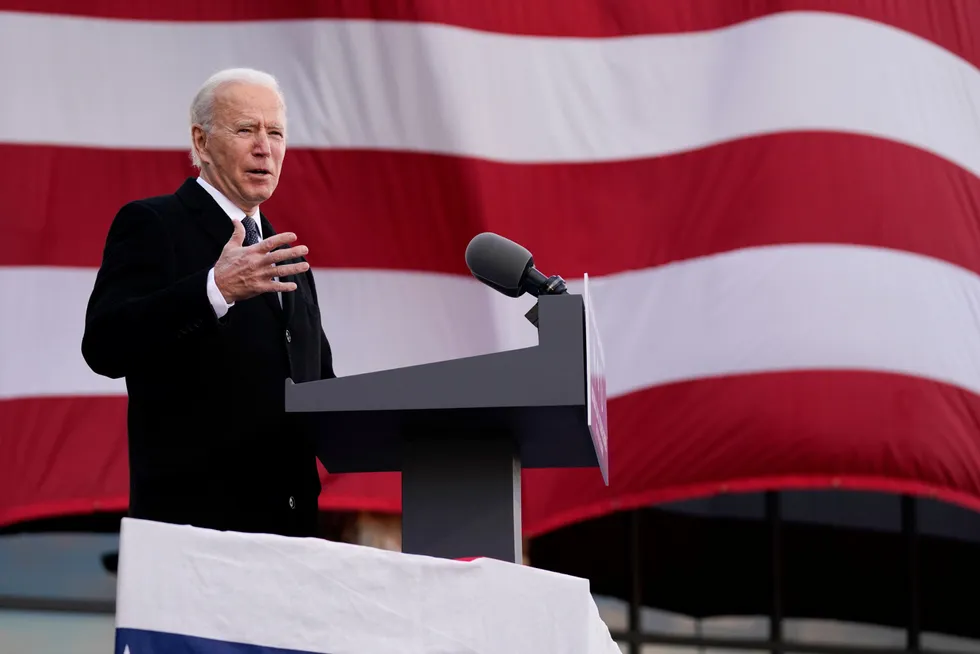 Markets up: Oil prices and US stock markets climbed ahead US President-elect Joe Biden's inauguration tomorrow