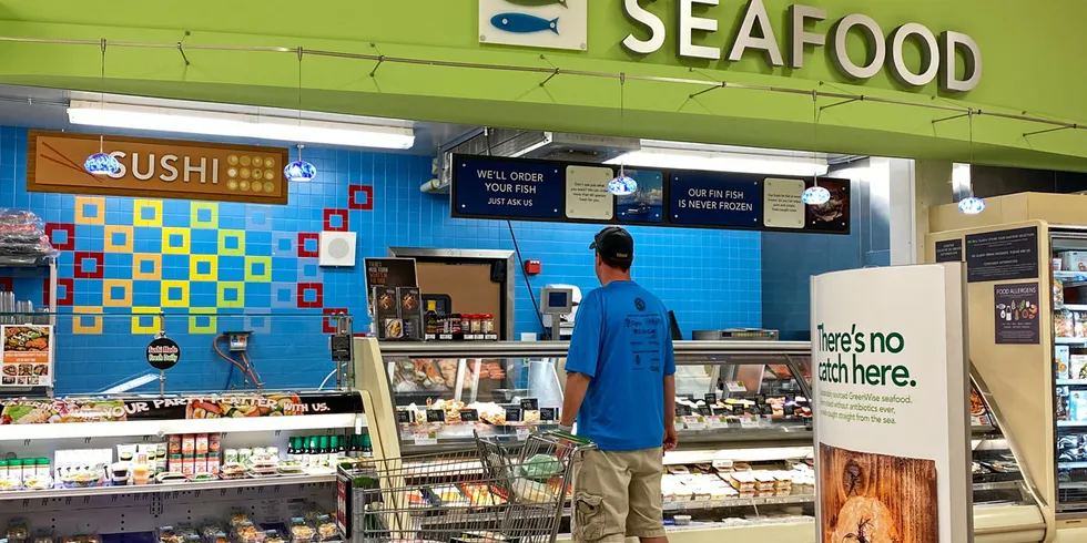 The US government has changed the way it calculate seafood consumption, sending figures to record levels.