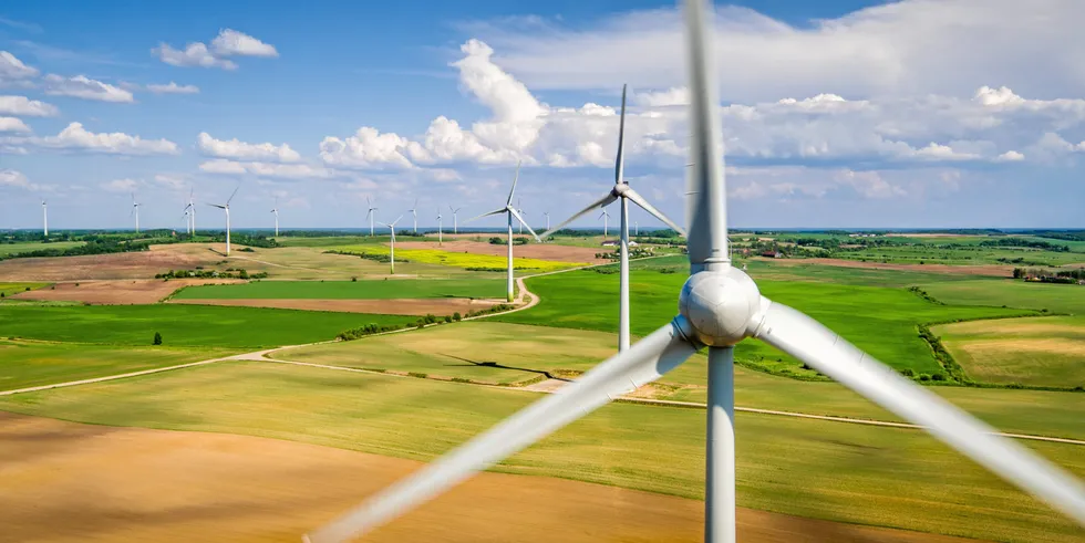 Amberwind wind farm in Lithuania