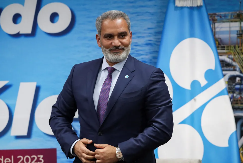 Opec secretary general Haitham Al Ghais.