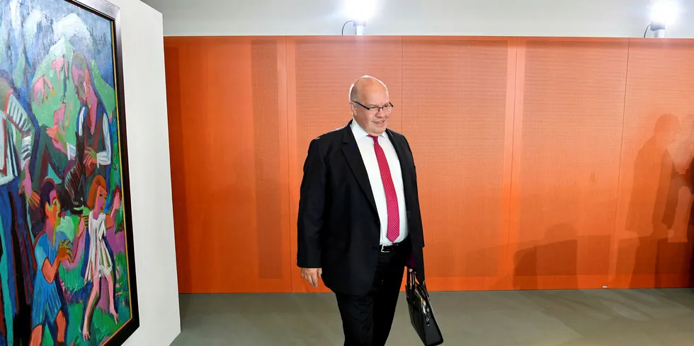German economics and energy minister Peter Altmaier
