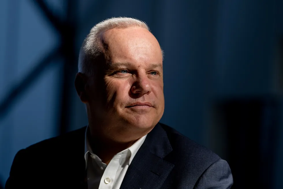 Double celebrations: Equinor chief executive Anders Opedal.