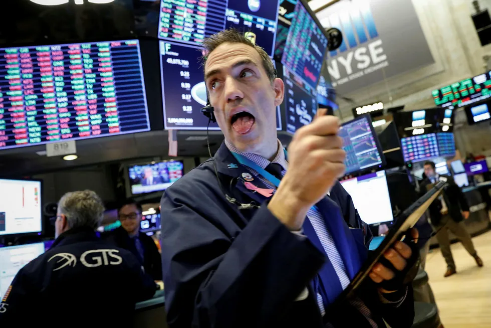 Oil price: Brent crude oil futures ended the session up $1.32, or 2.5%, at $56.46 a barrel