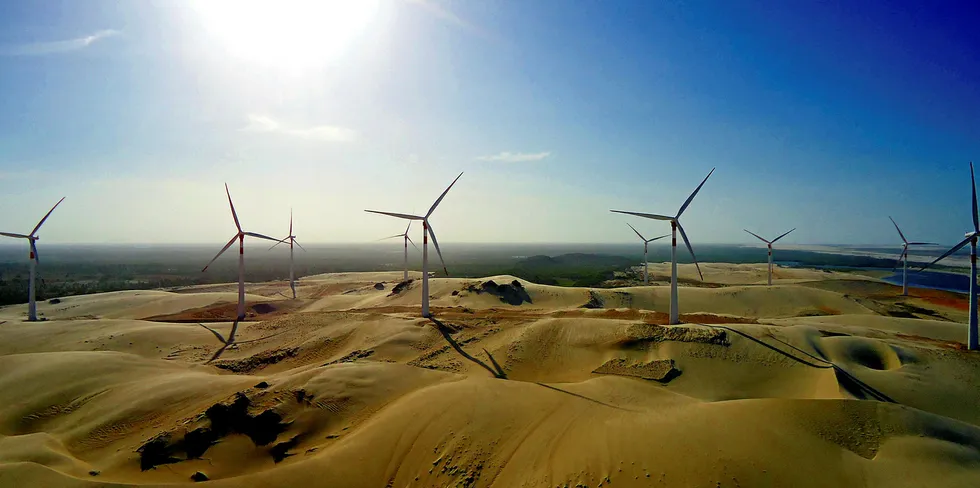 Trairi wind with Siemens-Gamesa turbines Brazil.