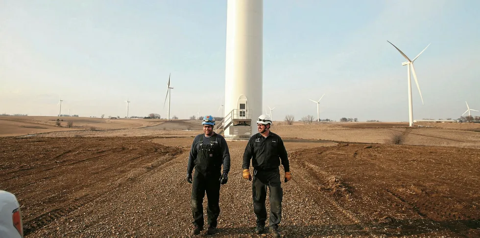 Wind power is a major employer in US energy.