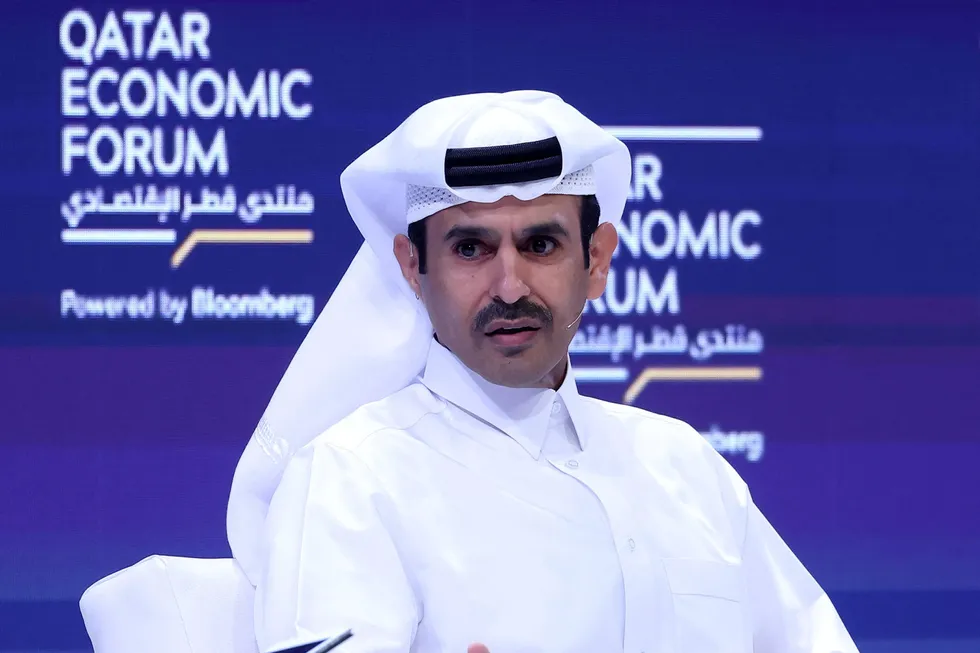 QatarEnergy chief executive Saad Sherida Al Kaabi.