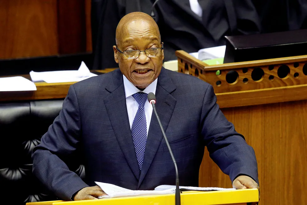 South Africa President Jacob Zuma