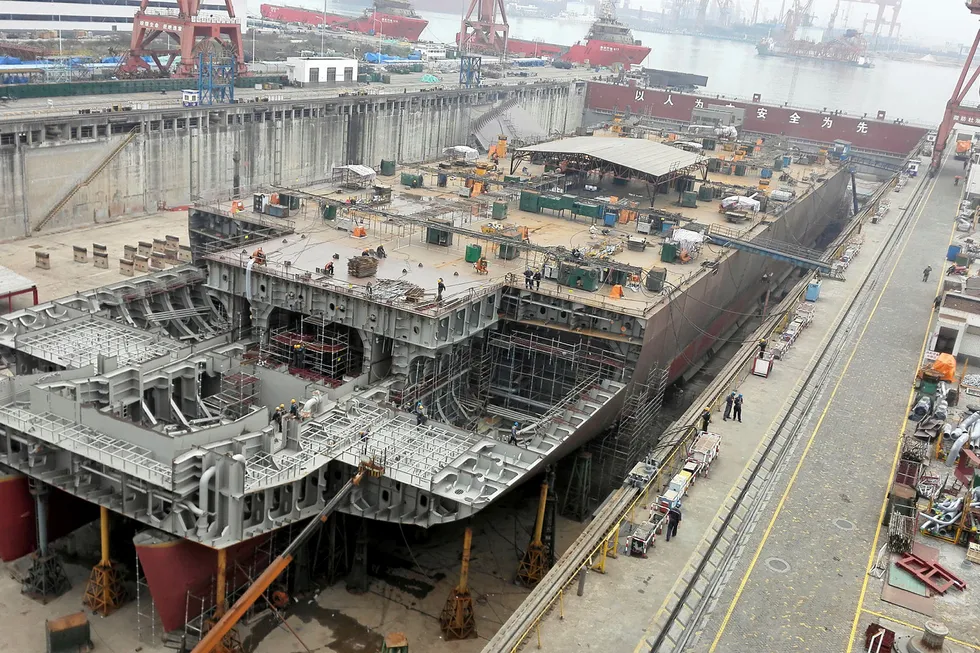 On site: ZPMC is expanding its operations beyond fabrication