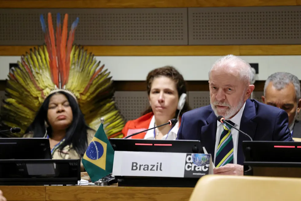 Brazilian President Luiz Inácio ‘Lula’ da Silva (l).