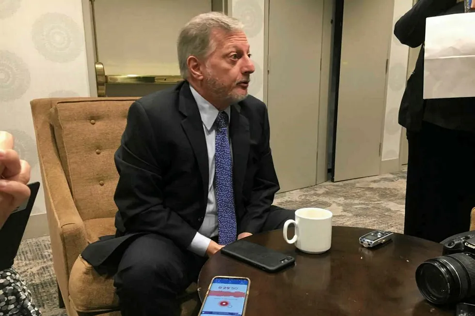 Optimistic: Argentinia's Energy Minister Aranguren