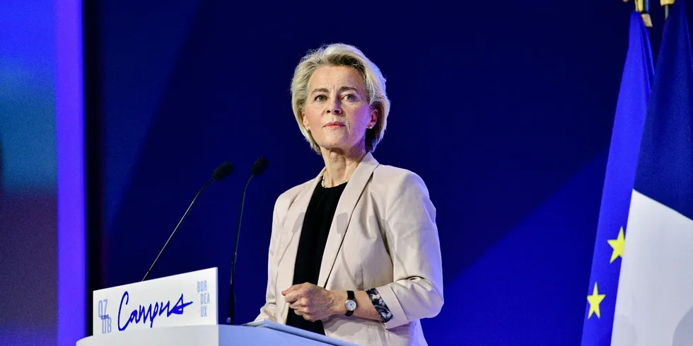 Ursula von der Leyen . European Commission President Ursula von der Leyen.