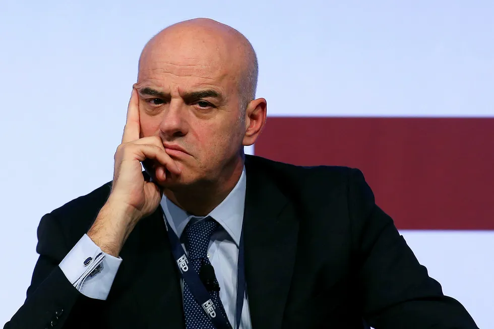 Controversy: Eni chief executive Claudio Descalzi wins third mandate from Italy's power brokers