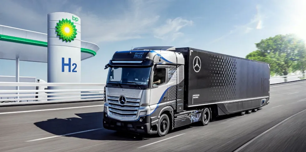 BP wants to fuel heavy trucks.