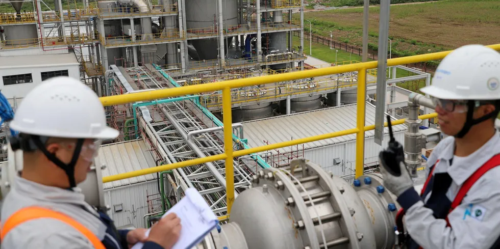 Calysseo announced recently it has successfully switched on its maiden 20,000-metric-ton fermenter in China, which will produce FeedKind Aqua protein for the aquaculture market.