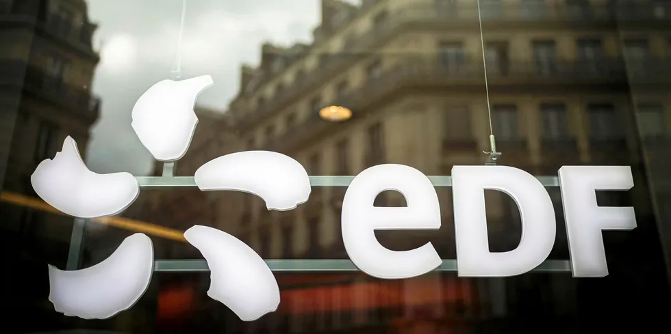 Logo of French electric utility EDF