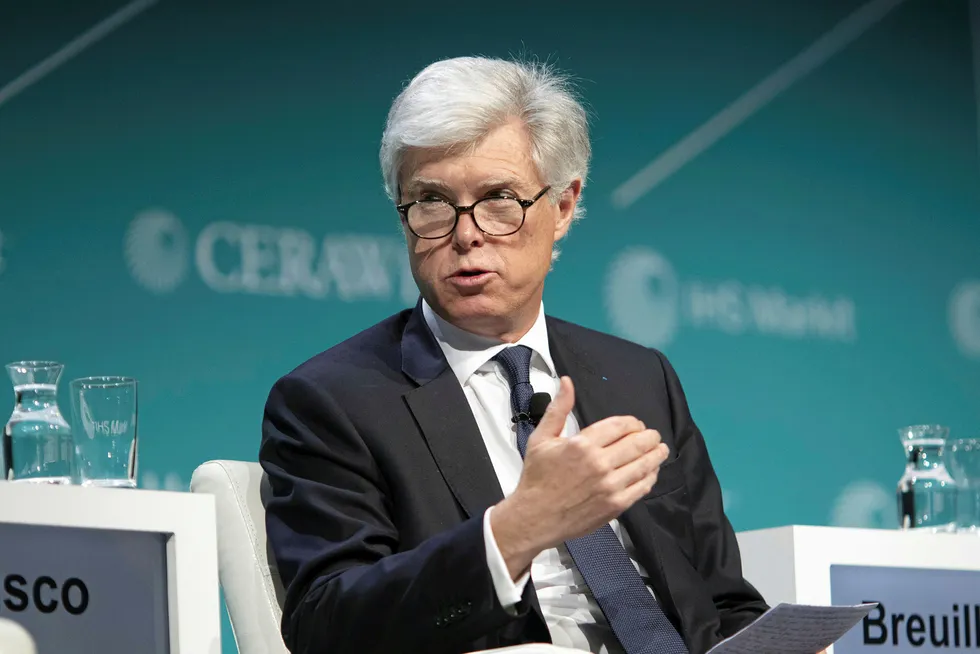 High productivity: Total exploration and production president Arnaud Breuillac