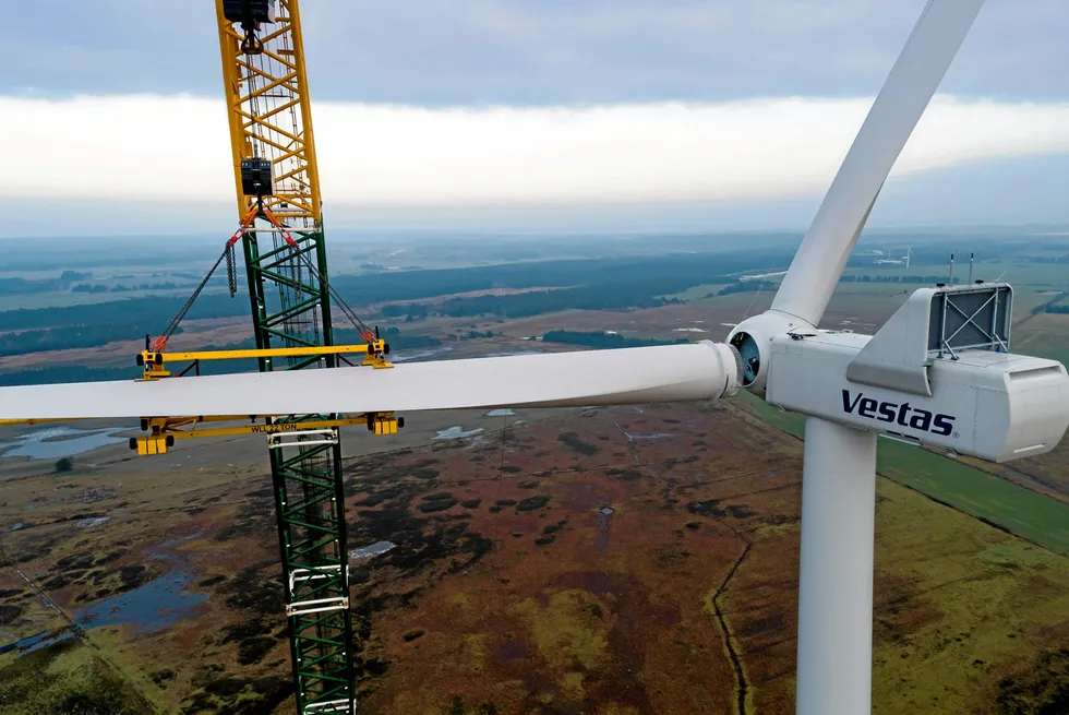 The project currently plans to use the Vestas V150 4.2MW.
