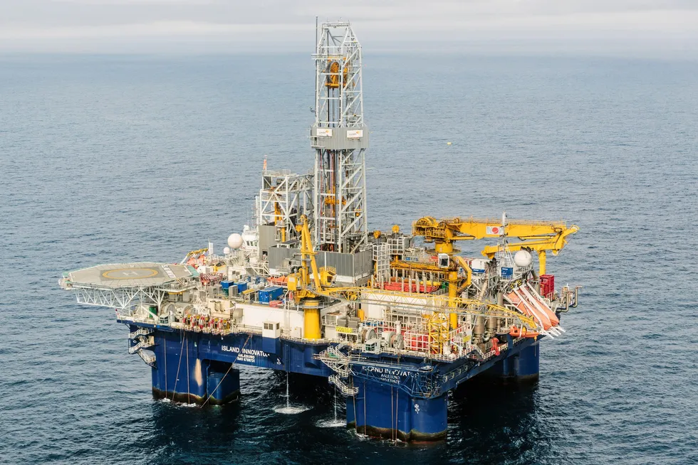Island Drilling's semisubmersible rig Island Innovator.